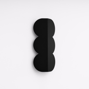 Aplica perete Biscuit Negru 16.3x5.8x33.6 cm - Img 2