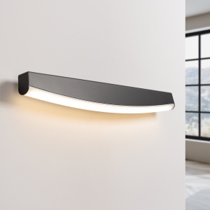 Aplica perete LED Jorun Negru 3000K 60x5.5x7 cm - Img 3