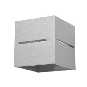 Aplica perete Lobo Gri 10x12x10 cm