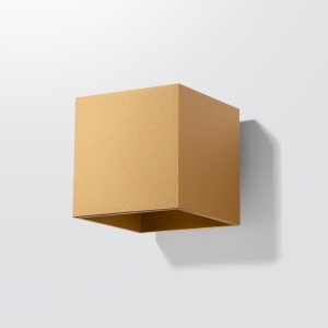 Aplica perete Quad Auriu 10x12.5x10 cm - Img 2