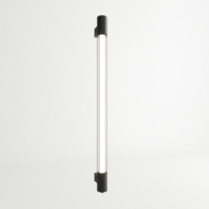 Aplica perete Valo Negru 6000K 95x8x7 cm - Img 2