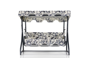 Balansoar cu 3 locuri Olea 5 Multicolor 200x165x110 cm - Img 2