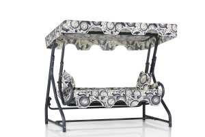Balansoar cu 3 locuri Olea 5 Multicolor 200x165x110 cm - Img 4