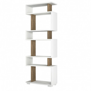 Biblioteca Blok Alb-Walnut - Img 3