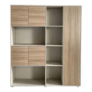 Biblioteca Chidi, Bej, 160x40x200 cm - Img 3