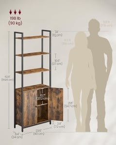 Biblioteca Maro Vasagle 24 x 60 x 159.5 cm - Img 3