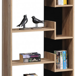 Biblioteca Naya Natural-Antracit 72x30x30x5 cm - Img 2