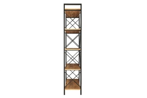 Biblioteca Nero Elit Walnut-Negru - Img 8