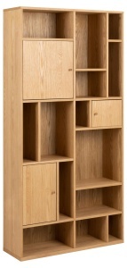 Biblioteca Rangoon, Natural, 180x90x30 cm - Img 5