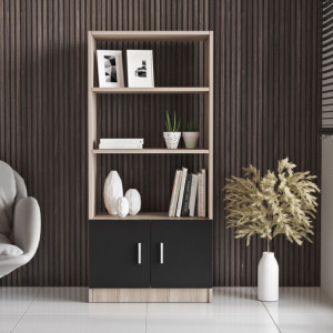 Biblioteca Vario D - Oak, Negru - Img 2