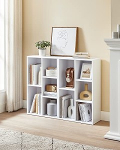 Biblioteca, Vasagle, Alb, 80x50x24 cm - Img 5