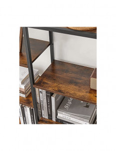 Biblioteca, Vasagle, Maro Rustic, LLS155B01, 30 x 100 x 170 cm - Img 6