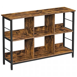 Biblioteca, Vasagle, Negru , 120x33x80 cm - Img 2