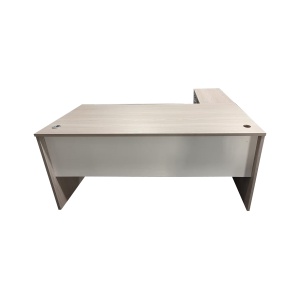 Birou de colt Armadi, Pako World, Sonoma-Alb, 140x80x75 cm - Img 5