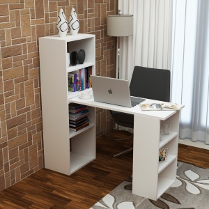 Birou Last Alb 90x70x40 cm - Img 3
