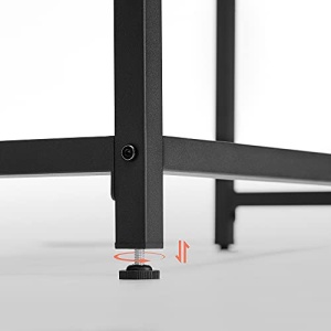 Birou, Vasagle, Negru-Ivoar, 140x60x75 cm - Img 6