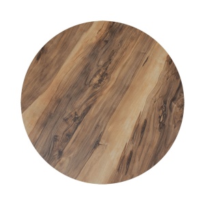 Blat de masa Rotund, Noble, Nuc, 60x60x2.5 cm