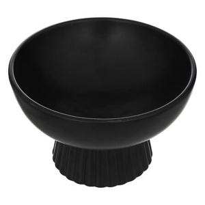 Bol decorativ, Lorvion, Negru, 22x22x14 cm
