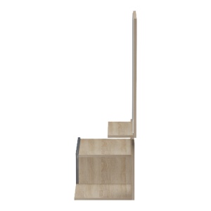 Bufet suspendat cu oglinda, Miranda, Pako, Sonoma 60x30x89.5 cm - Img 6