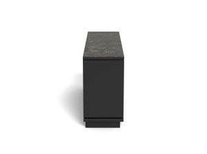 Bufet Tribeca, Negru, 75x160x40 cm - Img 4