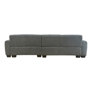 Canapea coltar reversibil Erros Gri 287x161x71 cm - Img 4