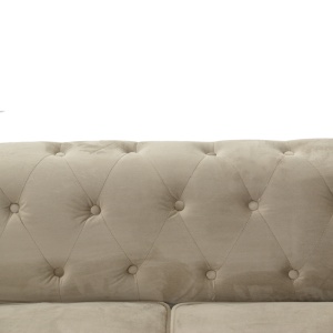 Canapea cu 2 locuri Incredible Pako World Bej 160x84x67 cm - Img 5