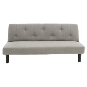 Canapea extensibila Breathe material textil gri 167x77x73 cm - Img 3