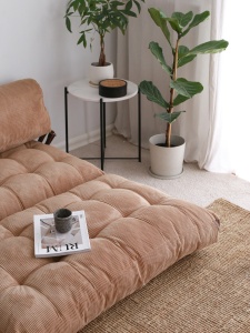 Canapea extensibilă cu 2 locuri Fold Maro 120x79x75 cm - Img 7