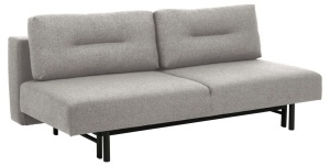 Canapea extensibila Malling, Gri, 83x200x105 cm - Img 3