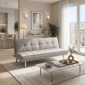Canapea Travis Gri 175x83x74 cm