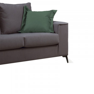 Canapea Verona 2 locuri antracit - perne chiparos 173x93x100cm - Img 2