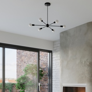 Candelabru Lango Negru 66x66x46 cm - Img 6