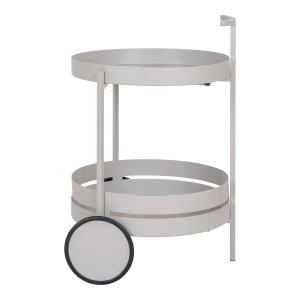 Carucior bar Beja, Gri, 42x40x61 cm