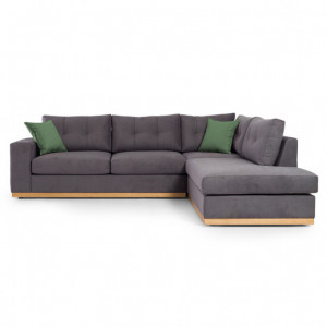 Coltar Stanga Boston Gri Inchis - Natural 280x225x95 cm - Img 3
