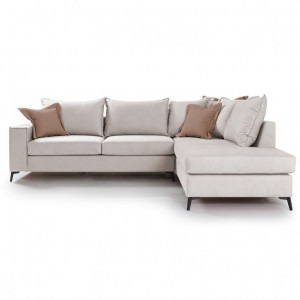 Coltar Stanga Romantic Crem - Mocha 290x235x95 cm - Img 2