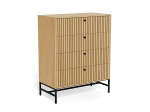 Comoda Albany, Natural, 100.1x80.6x40 cm - Img 5
