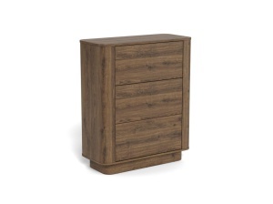 Comoda Atmore, Gri, 107x90x40 cm - Img 2