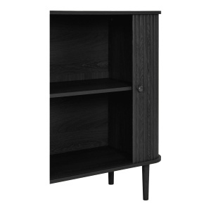 Comoda Nikko, Negru , 80x40x87 cm - Img 3