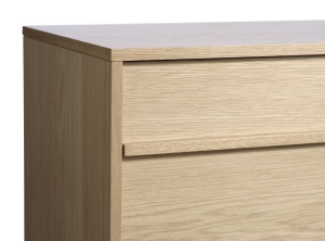 Comoda PONZA, Stejar deschis, 43x75x104 cm - Img 3
