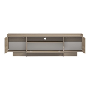 Comoda TV, Derden, Stejar, 197x38x58 cm - Img 2