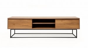 Comoda TV Laxus 180 Walnut-Negru - Img 5