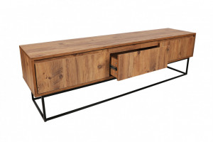 Comoda TV Lupin Walnut-Negru - Img 4
