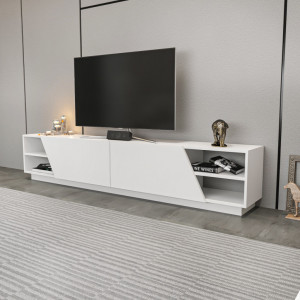 Comoda TV Rhodes - Alb - Img 2