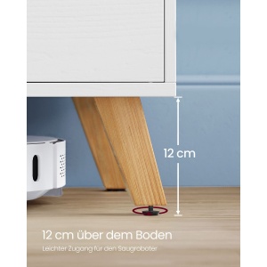 Comoda TV Vasagle Alb 140x40x45 cm - Img 6