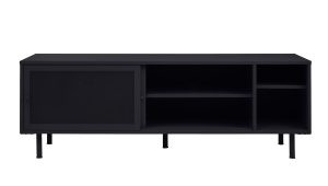 Comoda TV VEEP, Antracit, 45x55x160 cm - Img 2