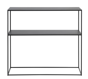 Consola PEBBLE, Negru, 35x80x90 cm