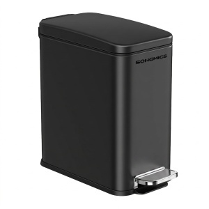 Cos de gunoi Songmics Negru 29x14.5x29.5 cm - Img 2