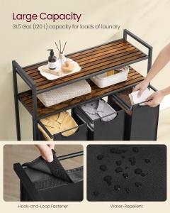 Cos de rufe Vasagle Maro 92.5x33x92 cm - Img 3