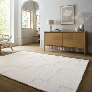Covor Checkerboard Ivoar 200x290 cm