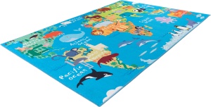 Covor copii My Torino Kids Albastru 80x120 cm - Img 8